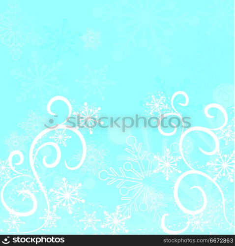 Winter background, vector