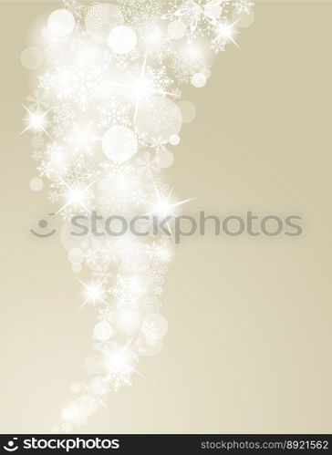 Winter background vector image