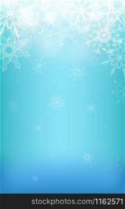 Winter background with snowflakes, sparkles and blurred background for your creativity. Winter background with snowflakes, sparkles and blurred backgrou