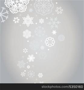 Winter background2. Winter background with snowflakes. A vector illustration