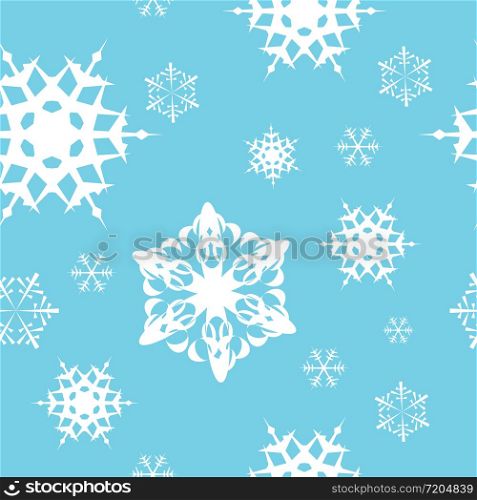 Winter - blue christmas seamless pattern / texture