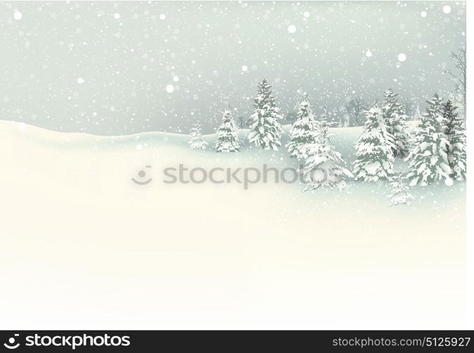 Winter Christmas Background