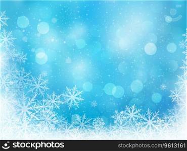 Winter christmas background Royalty Free Vector Image