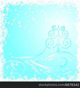 Winter, Christmas background, vector