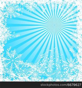 Winter, christmas background, vector