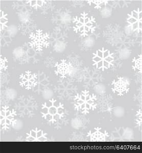Winter christmas new year seamless pattern. beautiful texture with snowflakes Vector Illustration EPS10. Winter christmas new year seamless pattern. beautiful texture with snowflakes Vector Illustration