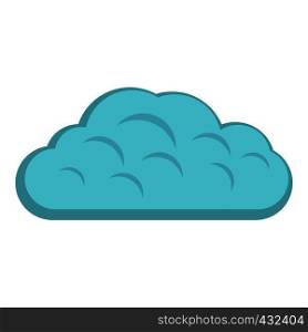 Winter cloud icon flat isolated on white background vector illustration. Winter cloud icon isolated