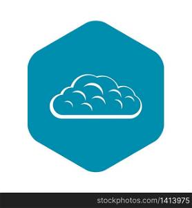 Winter cloud icon. Simple illustration of winter cloud vector icon for web. Winter cloud icon, simple style