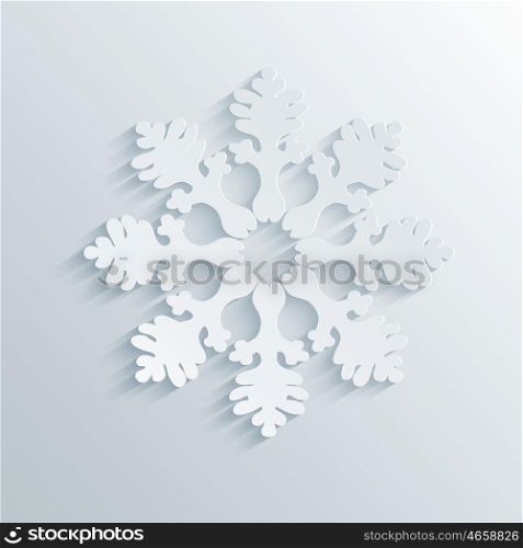 Winter Holiday 3D Snowflake