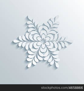 Winter Holiday 3D Snowflake