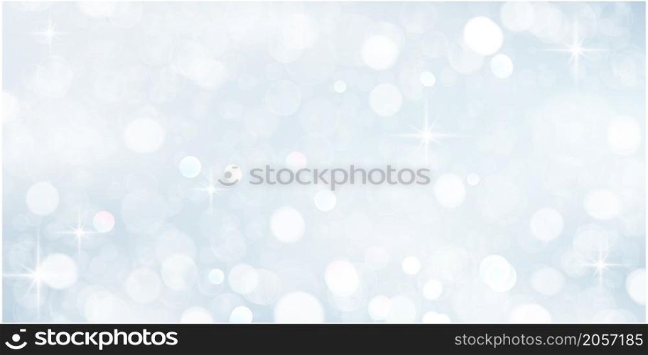 Winter is an abstract golden white light element that can be used for snowing bokeh background decoration.