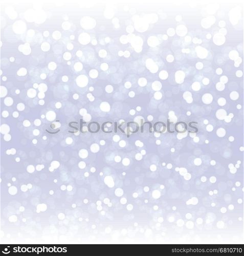 Winter snow from the sky face up view, stock vector