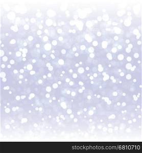 Winter snow from the sky face up view, stock vector