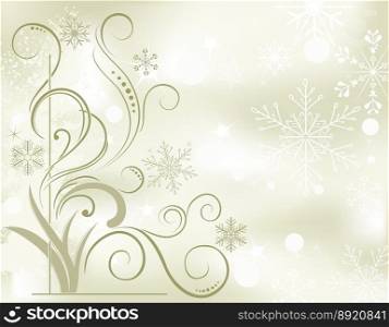 Winter soft background vector image