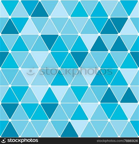 Winter triangle pattern. Color bright decorative background vector illustration.