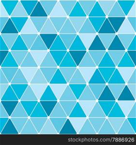 Winter triangle pattern. Color bright decorative background vector illustration.
