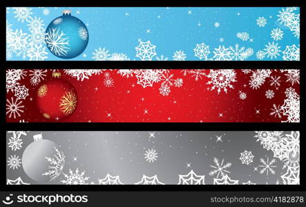 winter web banners