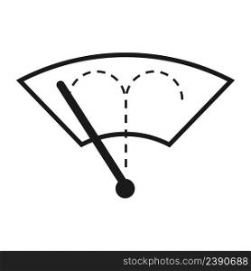 Wiper icon vector illustration symbol design