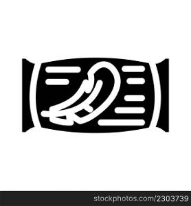 wipes for allergy sufferers glyph icon vector. wipes for allergy sufferers sign. isolated contour symbol black illustration. wipes for allergy sufferers glyph icon vector illustration