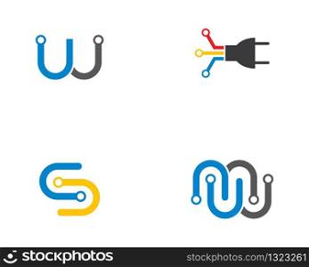 Wire,cable icon illustration design