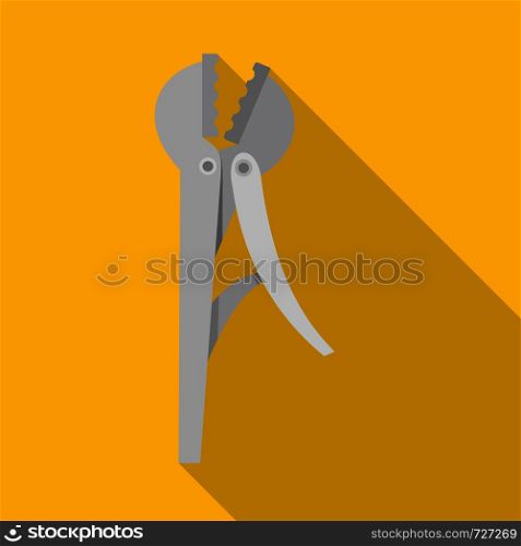 Wire cutter icon. Flat illustration of wire cutter vector icon for web. Wire cutter icon, flat style
