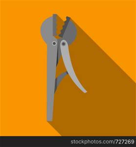 Wire cutter icon. Flat illustration of wire cutter vector icon for web. Wire cutter icon, flat style
