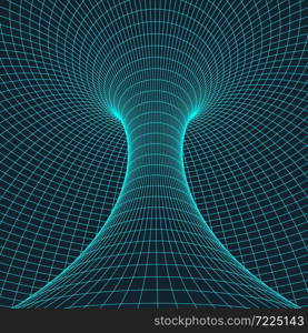 Wireframe mesh polygonal element. Torus with connected lines and dots. Vector Illustration .. Wireframe torus with connected lines and dots . Mesh polygonal element. Vector Illustration EPS10.