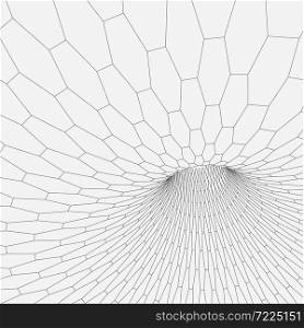 Wireframe mesh polygonal element. Torus with connected lines and dots. Vector Illustration .. Wireframe torus with connected lines and dots . Mesh polygonal element. Vector Illustration EPS10.