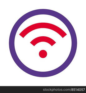 Wireless connection for transferring signals.