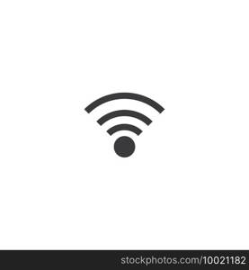 Wireless design logo template vector