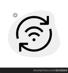 Wireless internet connectivity with application update