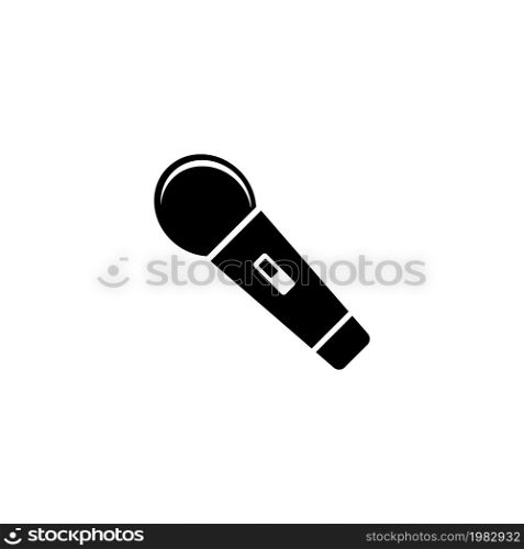 Wireless Karaoke Microphone, Music Gadget. Flat Vector Icon illustration. Simple black symbol on white background. Karaoke Microphone, Music Gadget sign design template for web and mobile UI element. Wireless Karaoke Microphone, Music Gadget. Flat Vector Icon illustration. Simple black symbol on white background. Karaoke Microphone, Music Gadget sign design template for web and mobile UI element.