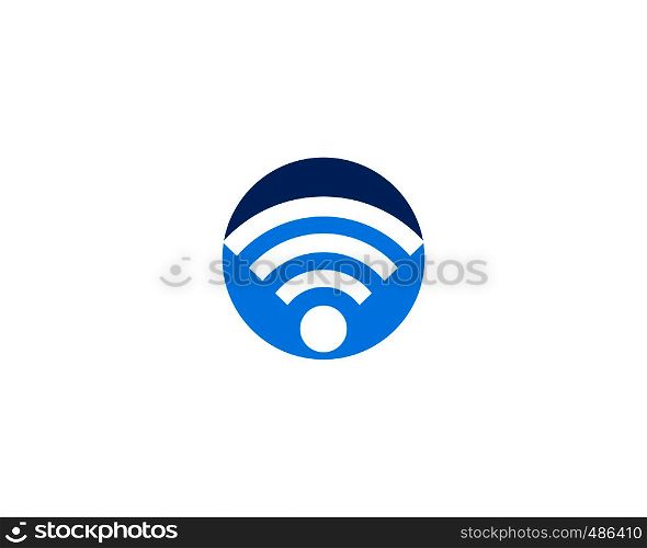 wireless Logo Template vcetor illustration