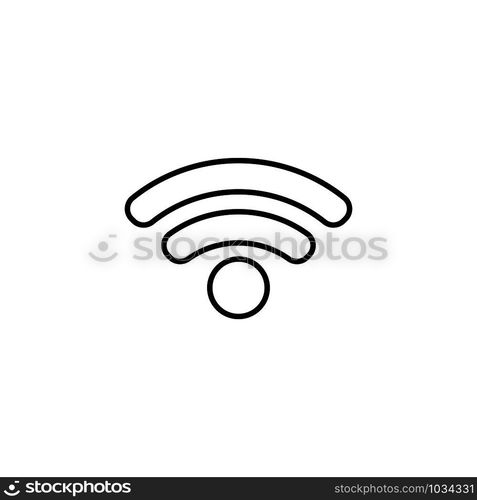 wireless Logo Template vector illustration