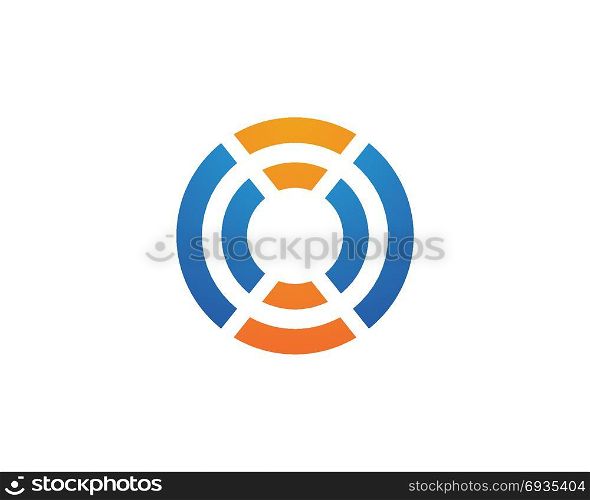 wireless Logo Template. wireless Logo Template vcetor illustration