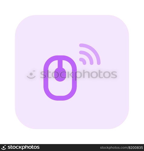 Wireless mouse for controlling computer device.