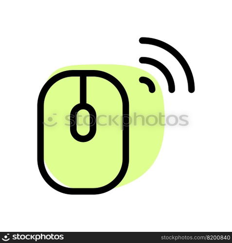 Wireless mouse for controlling computer device.