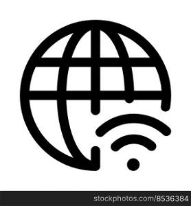 Wireless network connection in worldwide web.