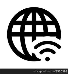 Wireless network connection in worldwide web.