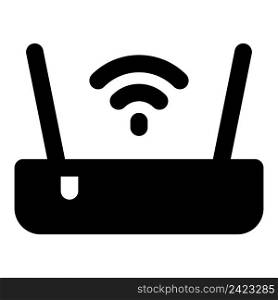 Wireless router for providing internet access