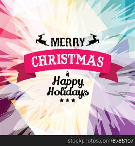 wish you merry christmas colorful. wish you merry christmas colorful text theme vector art illustration