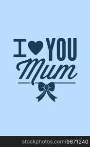 With best mom Royalty Free Vector Image