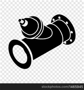Without tap pipe icon. Simple illustration of without tap pipe vector icon for web. Without tap pipe icon, simple black style