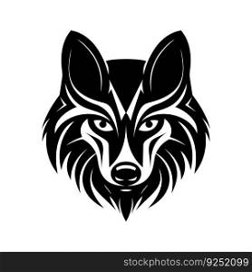 Wolf head simple icon. Vector Illustration. EPS10. Wolf head simple icon. Vector Illustration EPS10