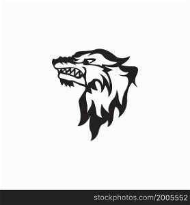 Wolf icon and symbol vector illustration
