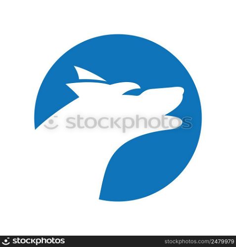 Wolf logo images illustration design