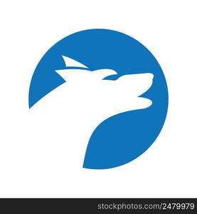 Wolf logo images illustration design