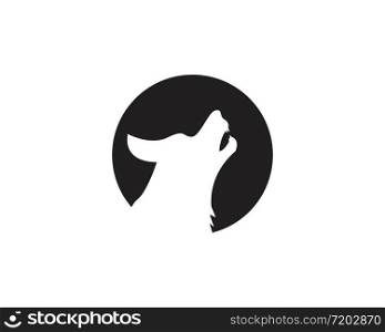 Wolf logo vector illustration