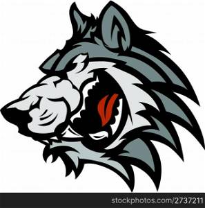 Wolf Mascot Vector Graphic