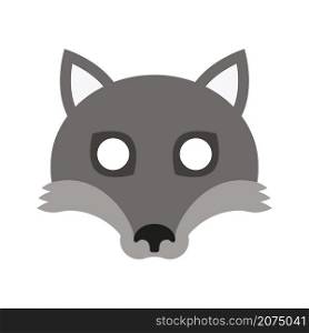 Wolf mask. Animal party mask.